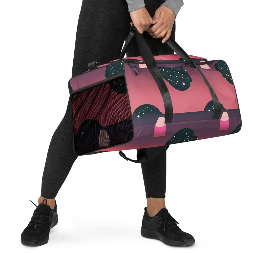 Dreamscape Horizon on Duffle Bag — Right Front