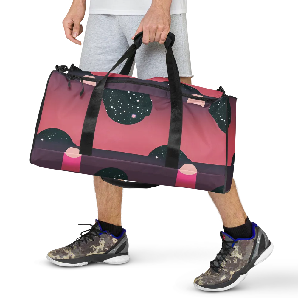 Dreamscape Horizon on Duffle Bag — Front