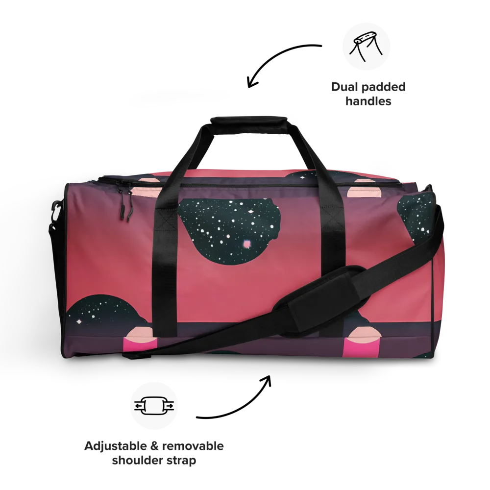 Dreamscape Horizon on Duffle Bag — Front