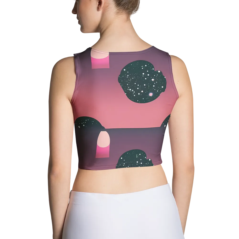 Dreamscape Horizon on Crop Top — Back