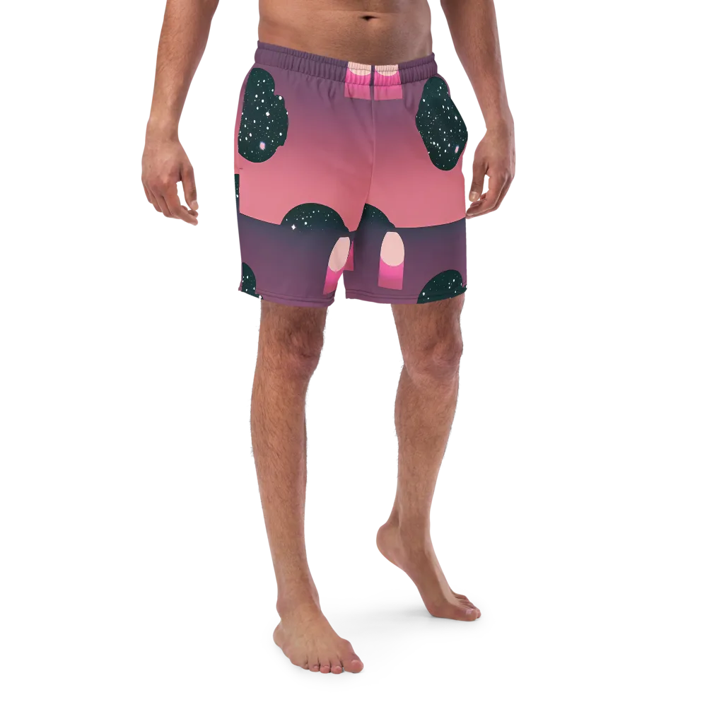 Dreamscape Horizon on Swim Trunks — Front