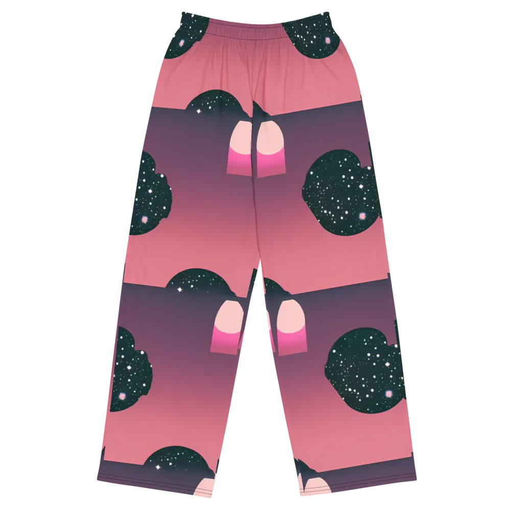 Dreamscape Horizon on Wide-Leg Pants — Front