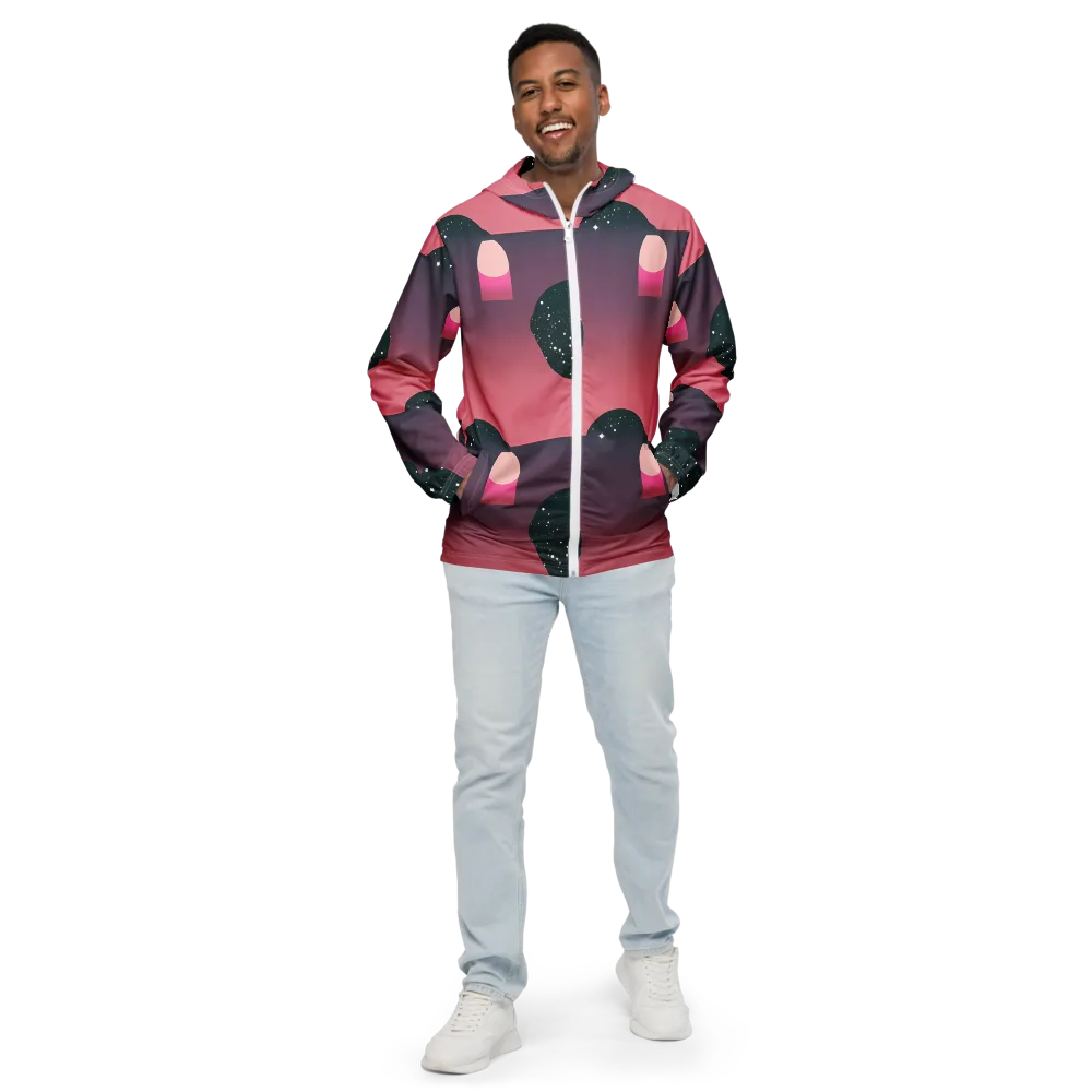 Dreamscape Horizon on Men's Windbreaker — Front