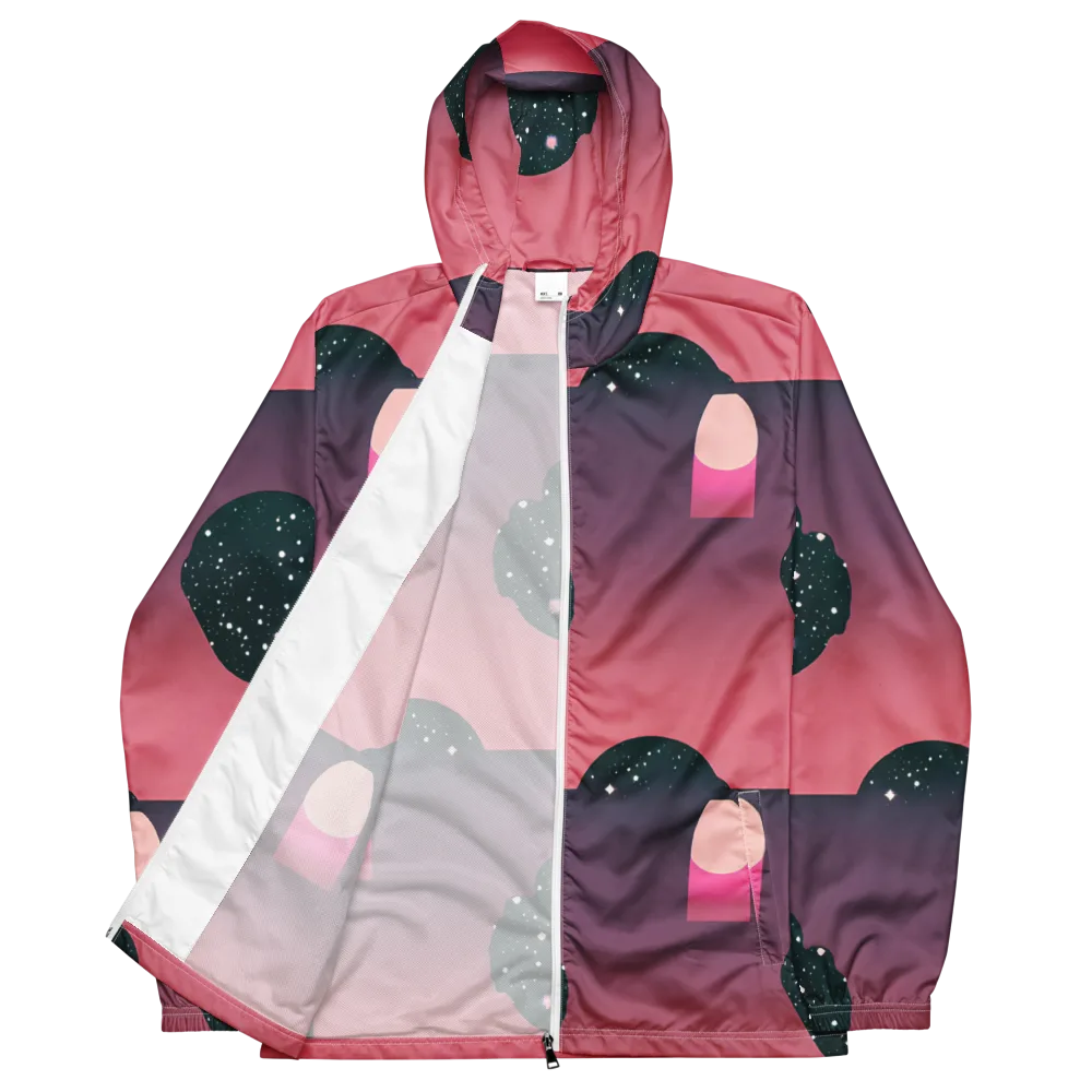 Dreamscape Horizon on Men's Windbreaker — Front