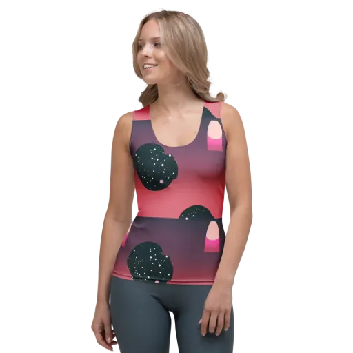 Dreamscape Horizon on a Women's Tank Top