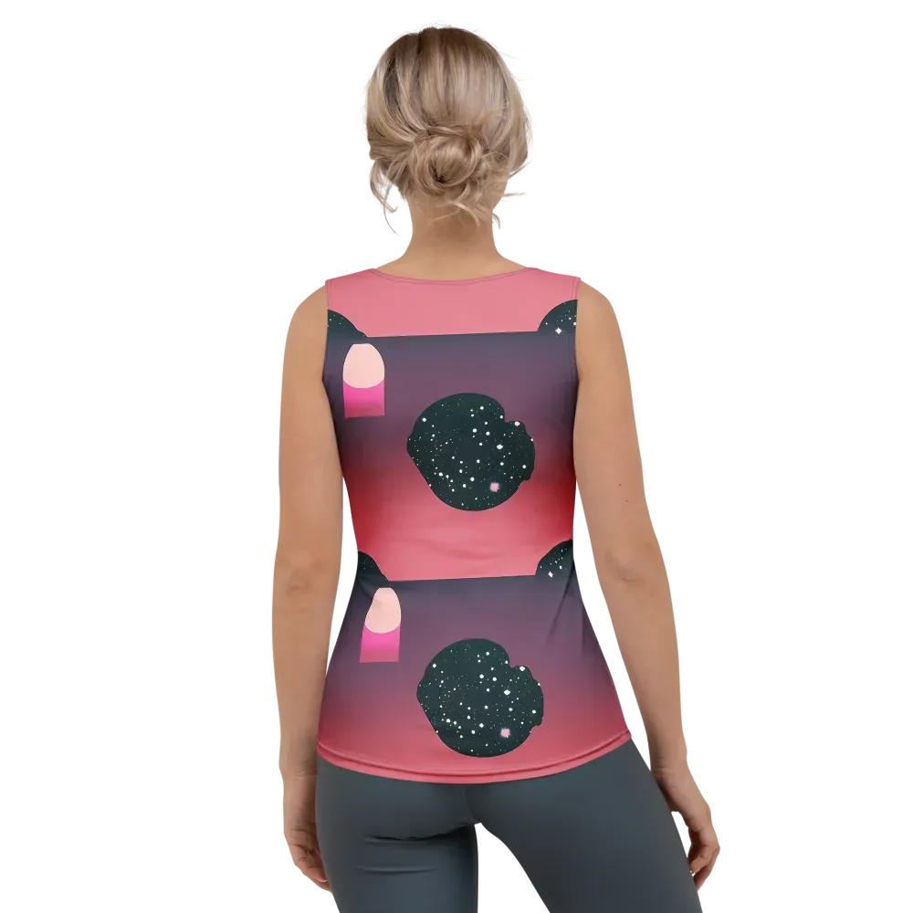 Dreamscape Horizon on Women's Tank Top — Back