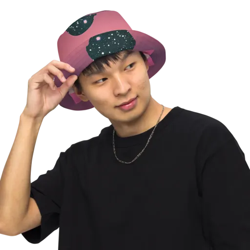 Dreamscape Horizon on a Reversible Bucket Hat