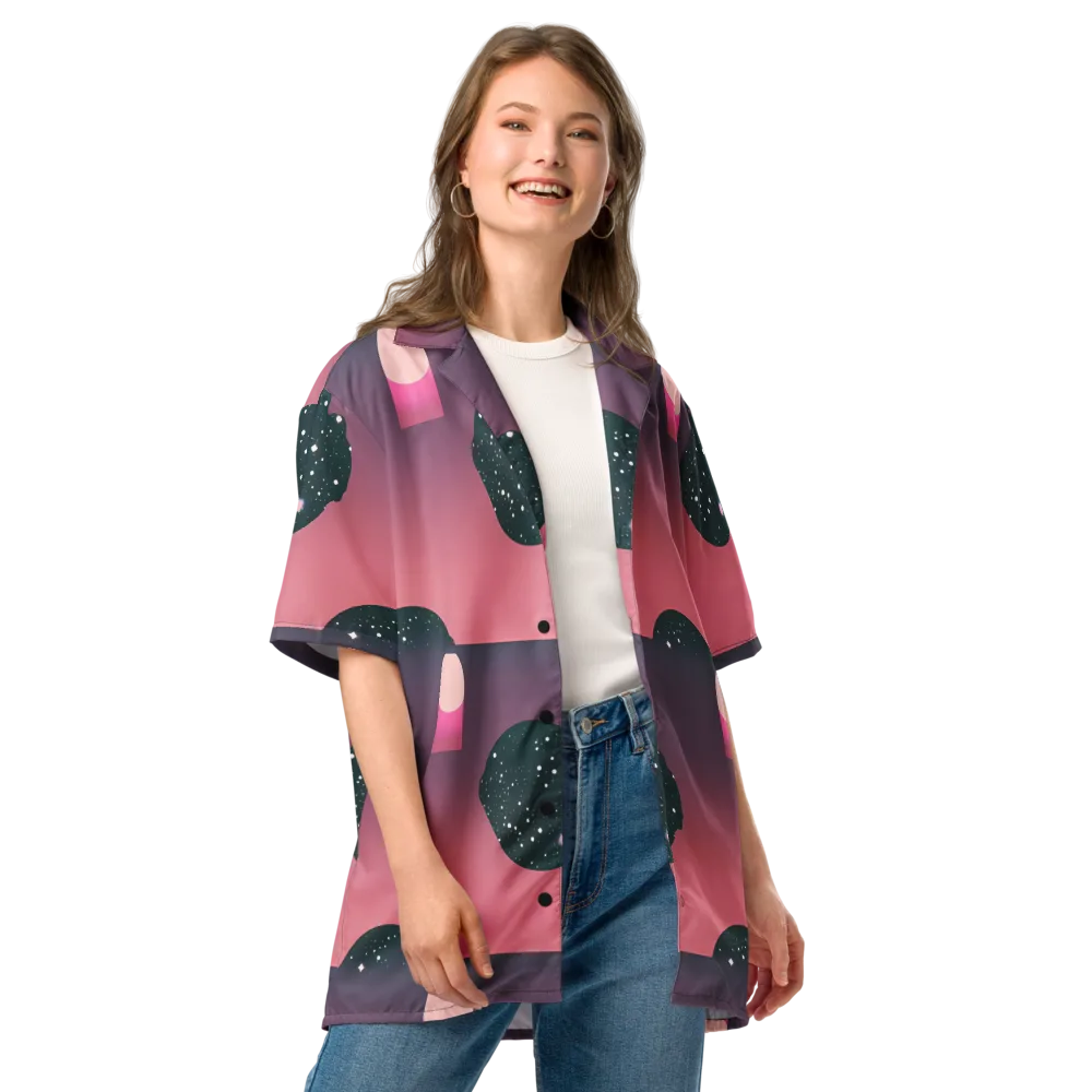 Dreamscape Horizon on Button Shirt — Front