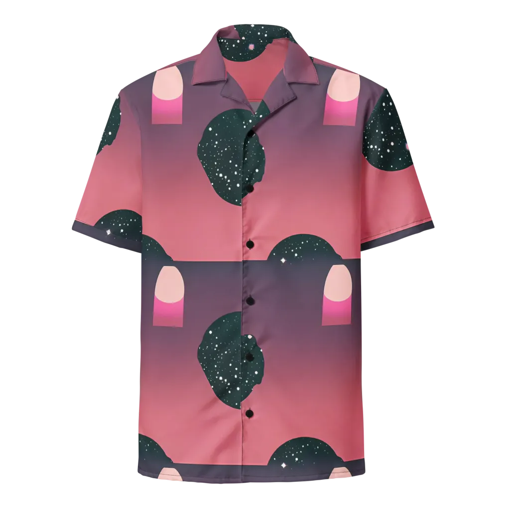 Dreamscape Horizon on Button Shirt — Front