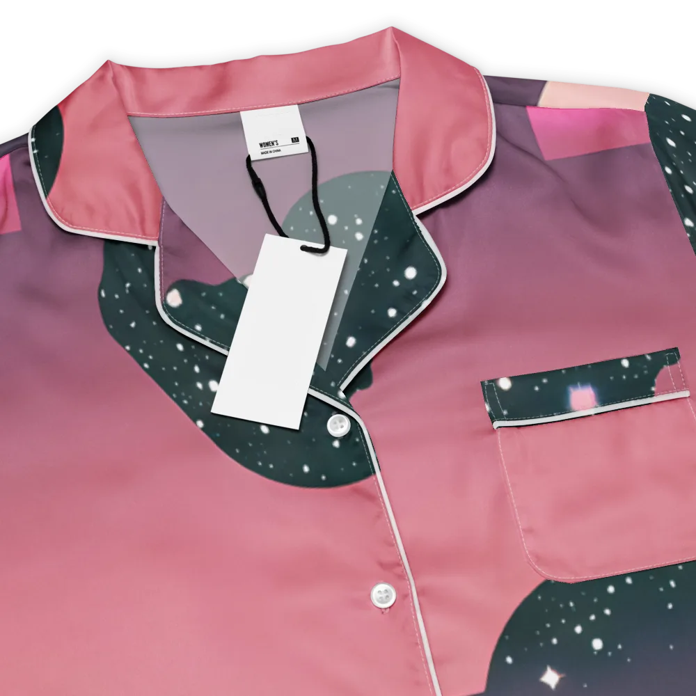 Dreamscape Horizon on Women's Short Sleeve Pajama Top — Product details