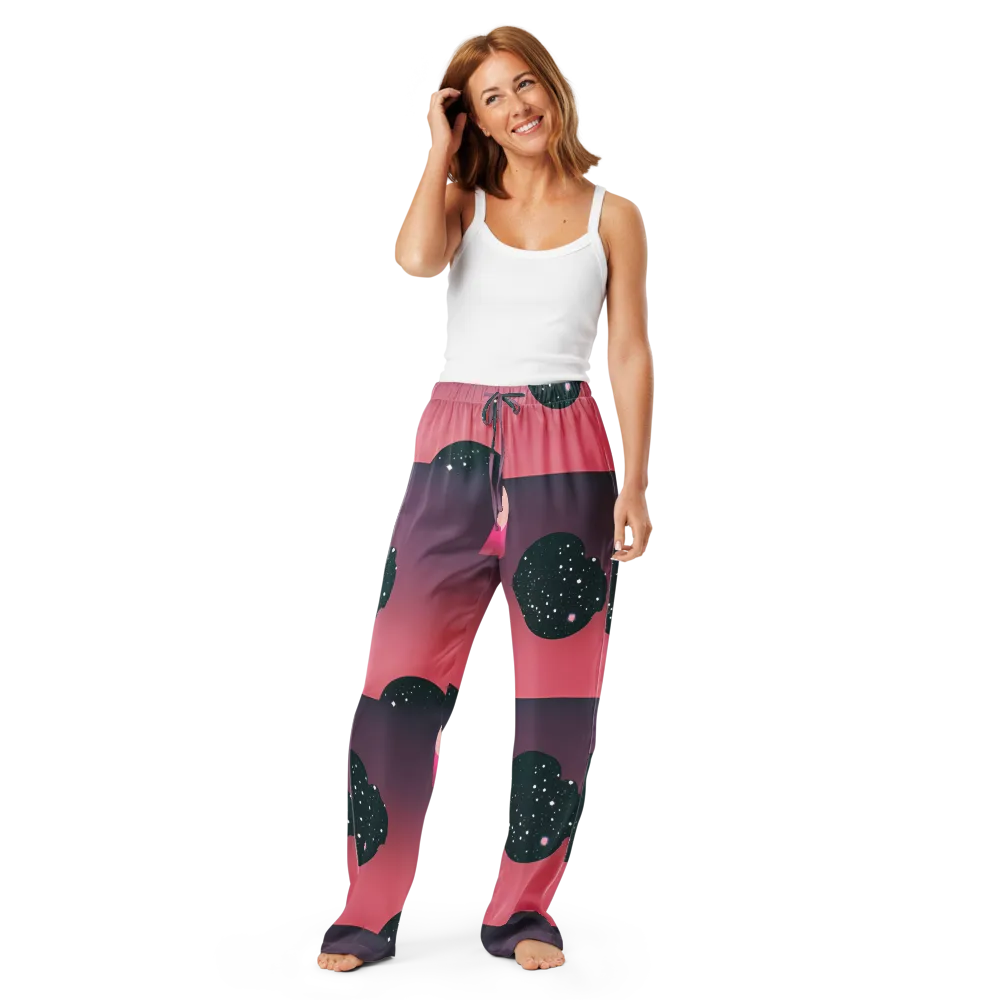 Dreamscape Horizon on Women's Pajama Pants — Front