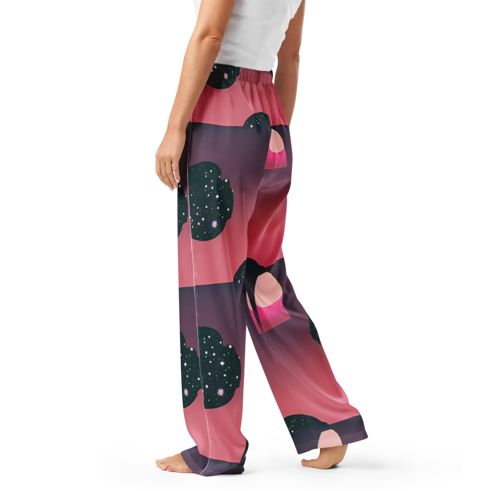 Dreamscape Horizon on Women's Pajama Pants — Left