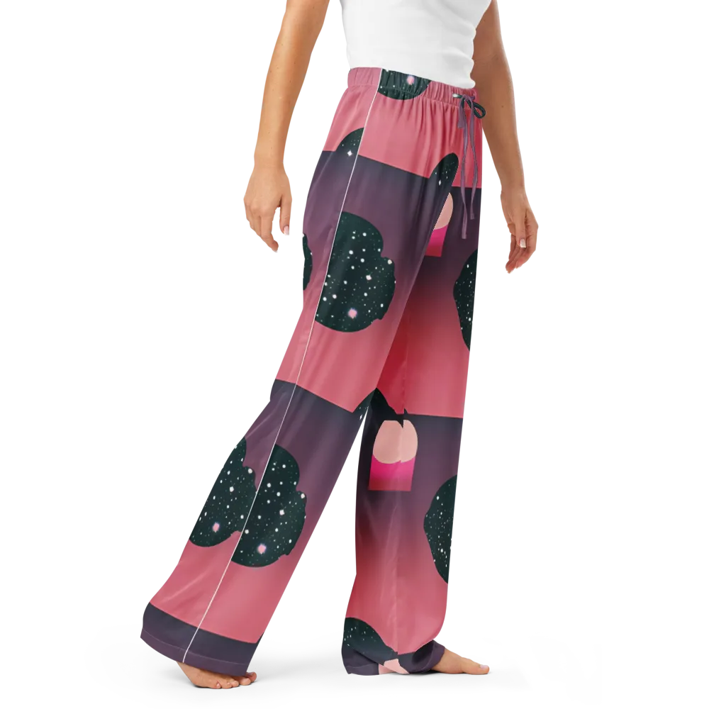 Dreamscape Horizon on Women's Pajama Pants — Right Front