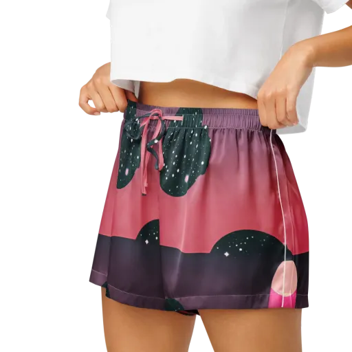Dreamscape Horizon on a Women's Pajama Shorts
