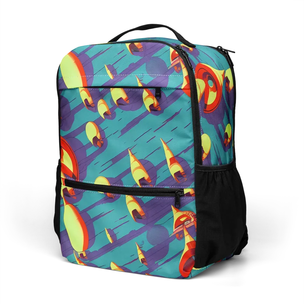 Sailor's Mirage on Utility Backpack — Left Front