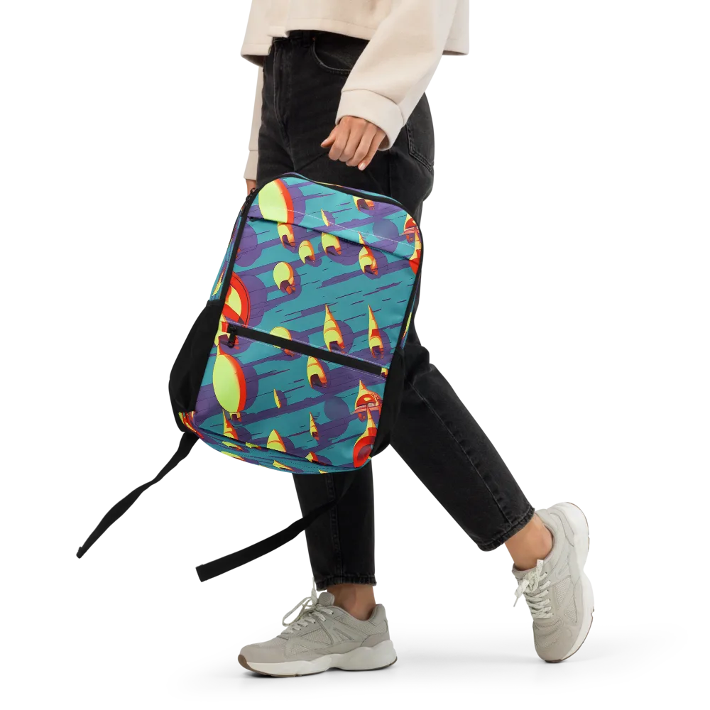 Sailor's Mirage on Utility Backpack — Front
