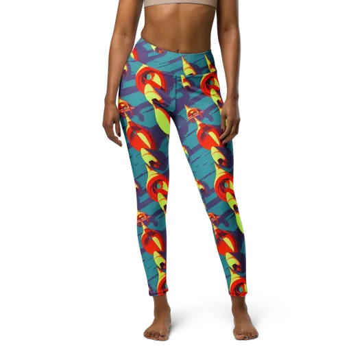 Sailor's Mirage on a Yoga Leggings