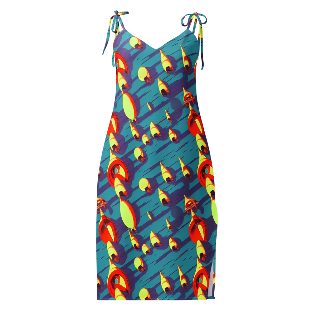 Sailor's Mirage on Slip Dress — Front