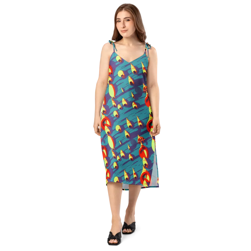 Sailor's Mirage on Slip Dress — Front