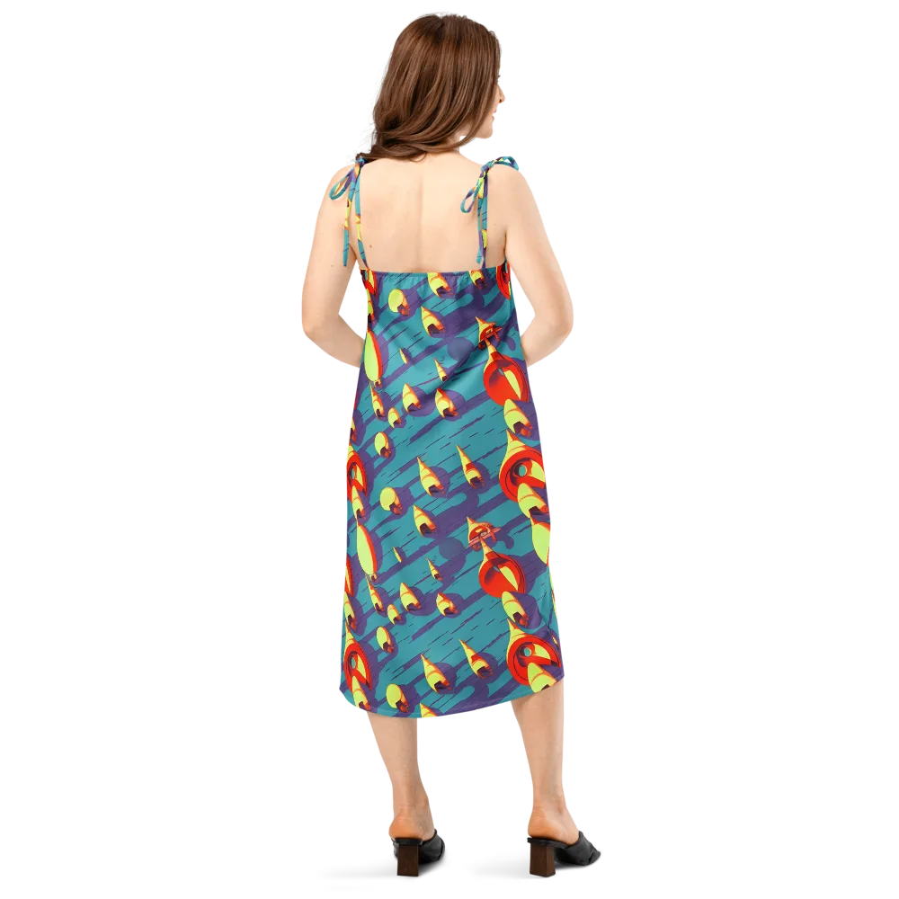Sailor's Mirage on Slip Dress — Back