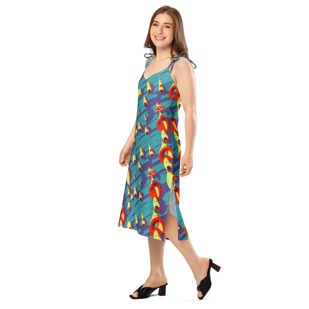 Sailor's Mirage on Slip Dress — Left Front
