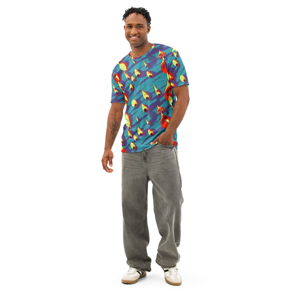 Sailor's Mirage on Men's Cotton Crew Neck T-Shirt — Front