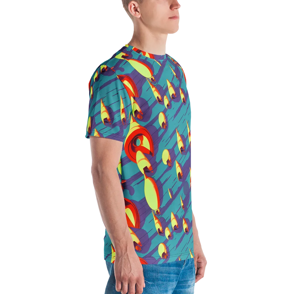 Sailor's Mirage on Men's Crew Neck T-Shirt — Right