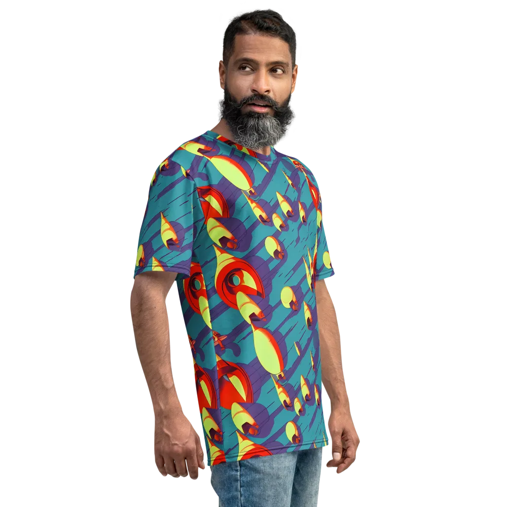 Sailor's Mirage on Men's Crew Neck T-Shirt — Right