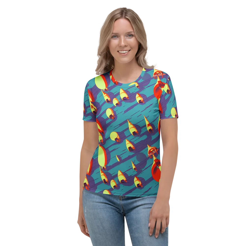 Sailor's Mirage on Women's Crew Neck T-Shirt — Front