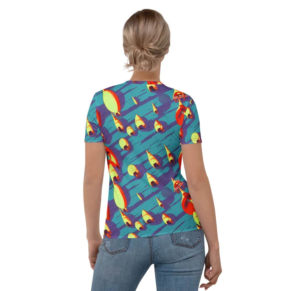 Sailor's Mirage on Women's Crew Neck T-Shirt — Back