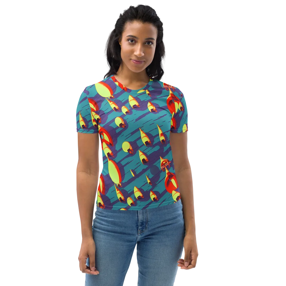 Sailor's Mirage on Women's Crew Neck T-Shirt — Front