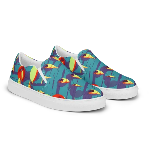 Sailor's Mirage on a Men's Slip-On Canvas Shoes
