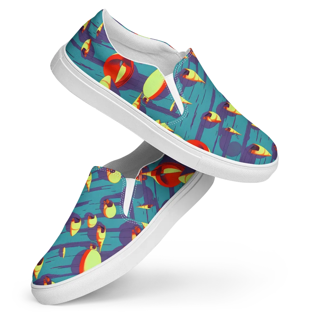 Sailor's Mirage on Women's Slip-On Canvas Shoes — Front