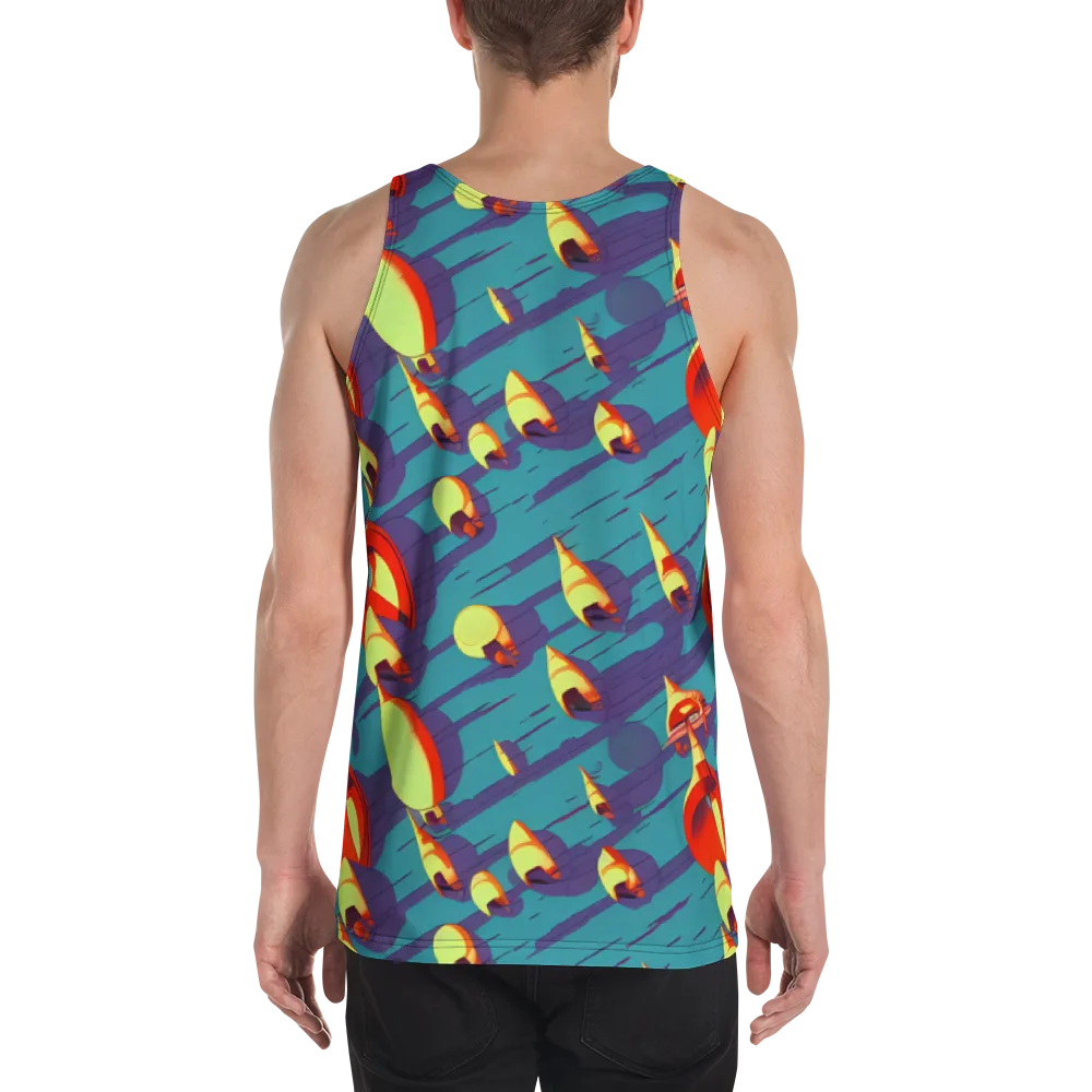 Sailor's Mirage on Men's Tank Top — Back
