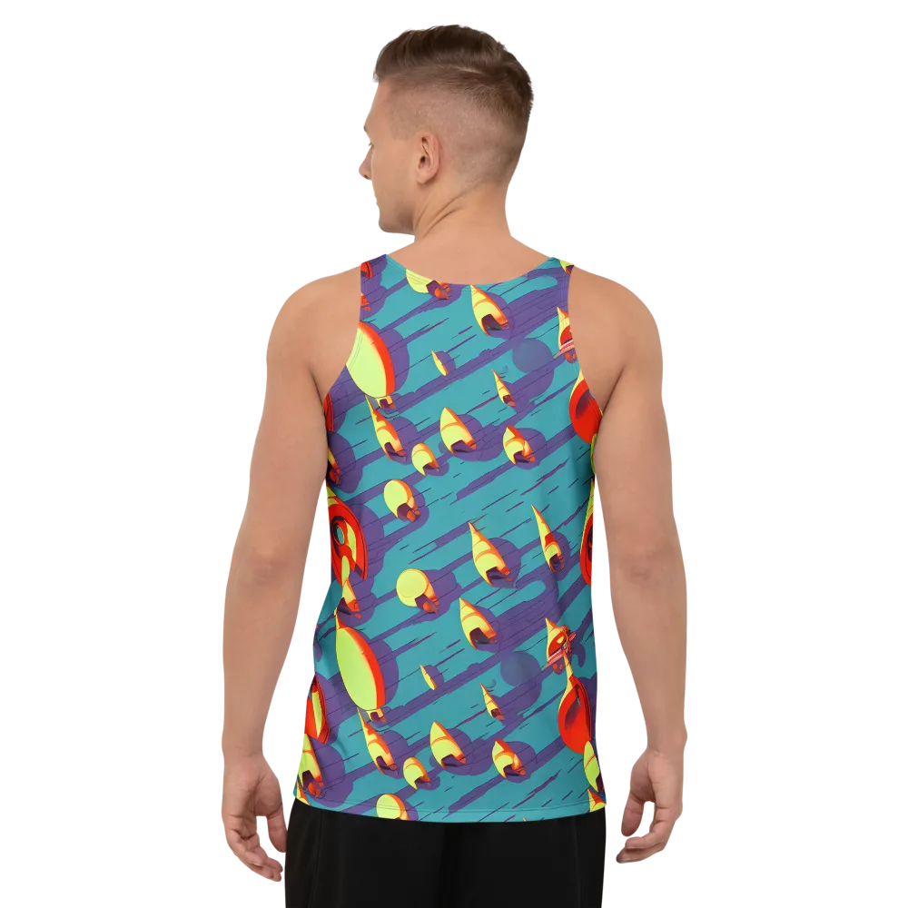 Sailor's Mirage on Men's Tank Top — Back