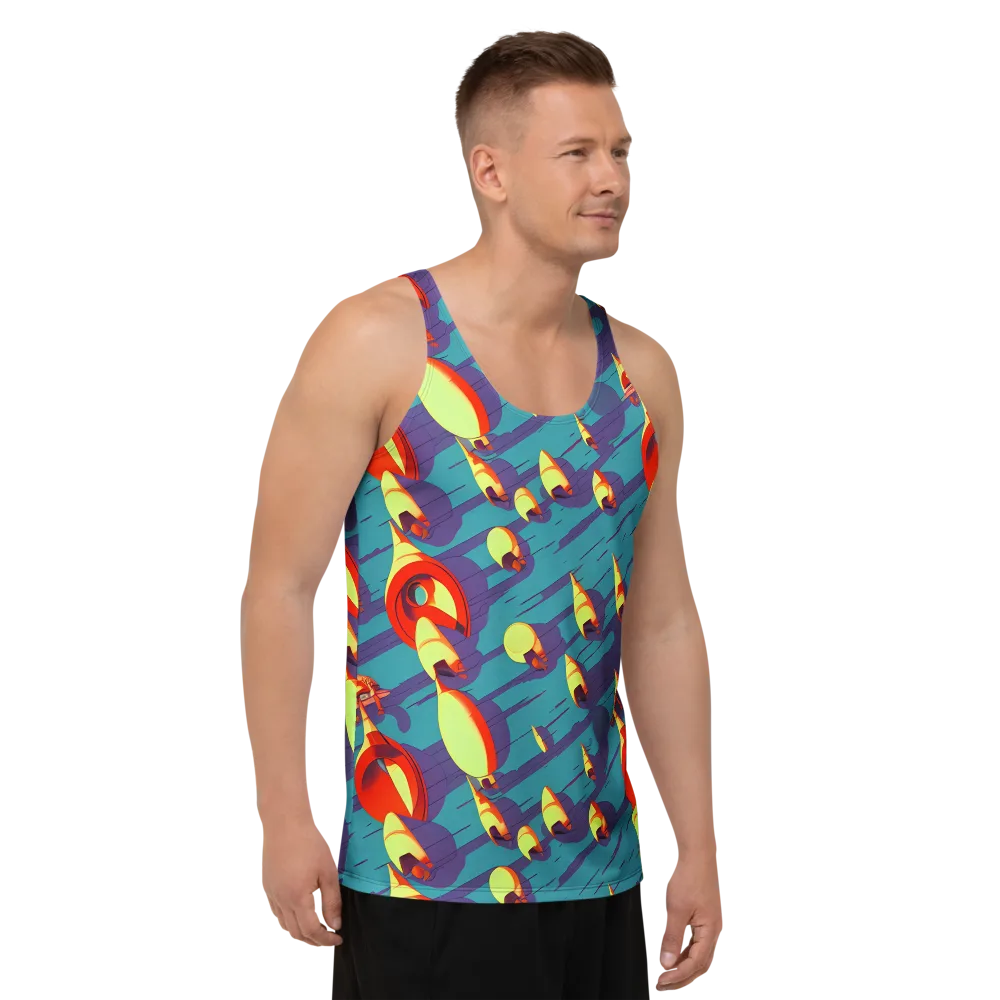 Sailor's Mirage on Men's Tank Top — Right Front