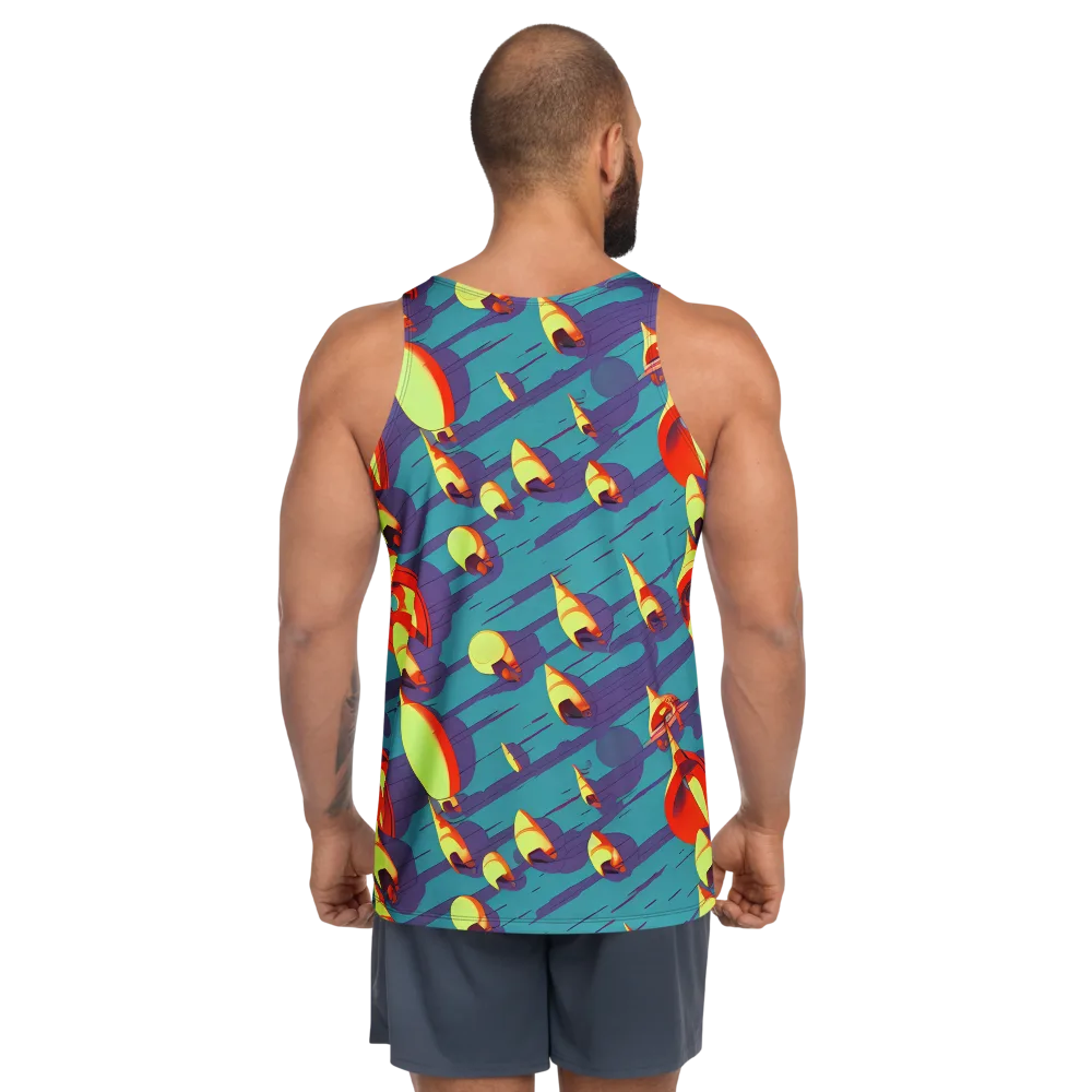 Sailor's Mirage on Men's Tank Top — Back