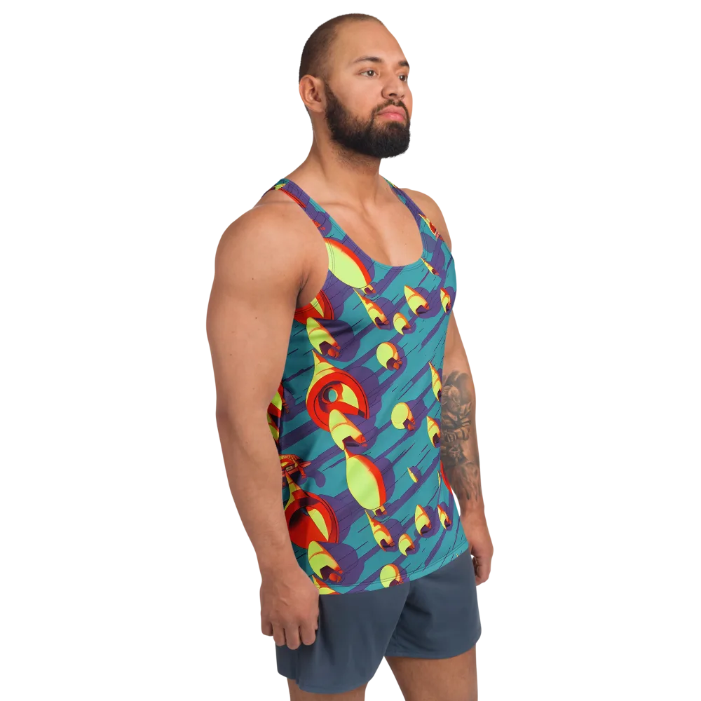 Sailor's Mirage on Men's Tank Top — Right Front