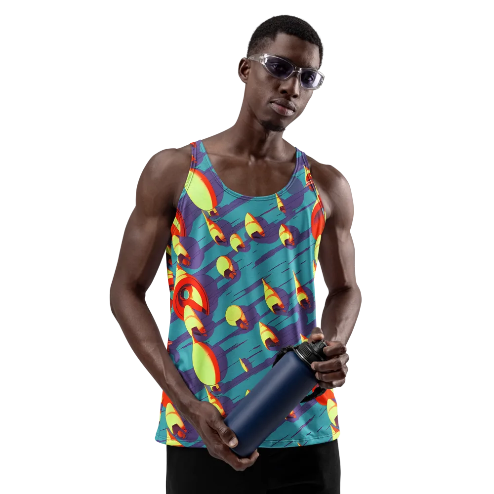 Sailor's Mirage on Men's Tank Top — Front