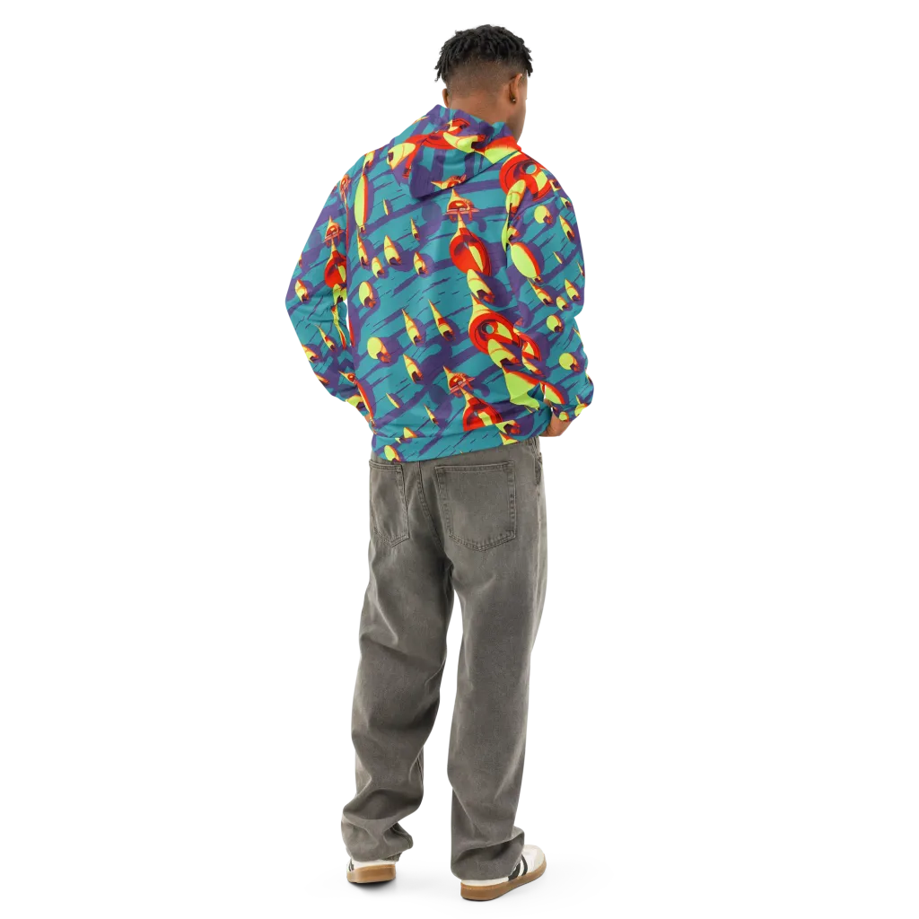 Sailor's Mirage on Cotton Hoodie — Back