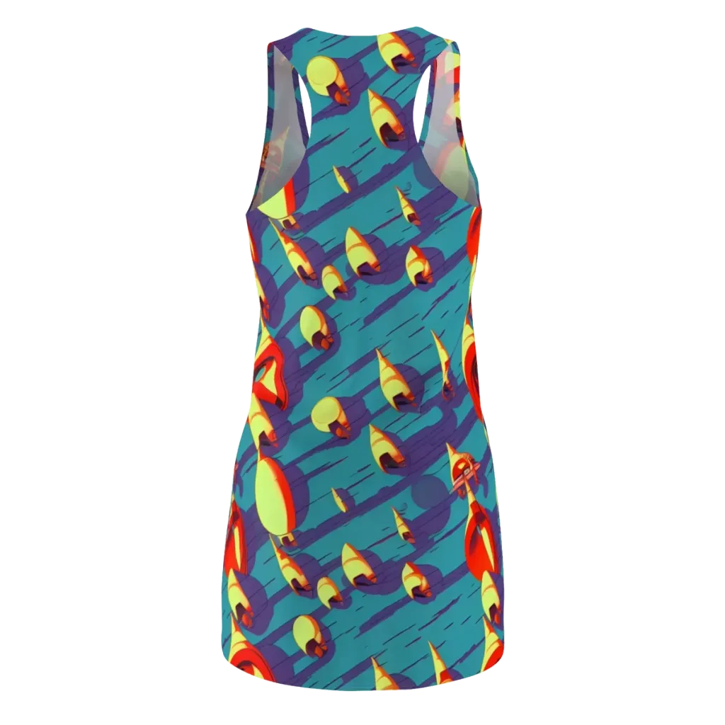 Sailor's Mirage on Racerback Dress — Back