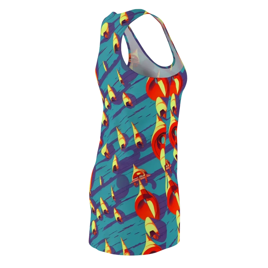 Sailor's Mirage on Racerback Dress — Back Side
