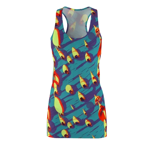 Sailor's Mirage on a Racerback Dress