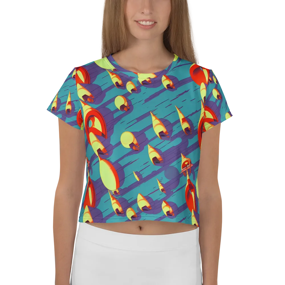 Sailor's Mirage on Crop Tee — Front