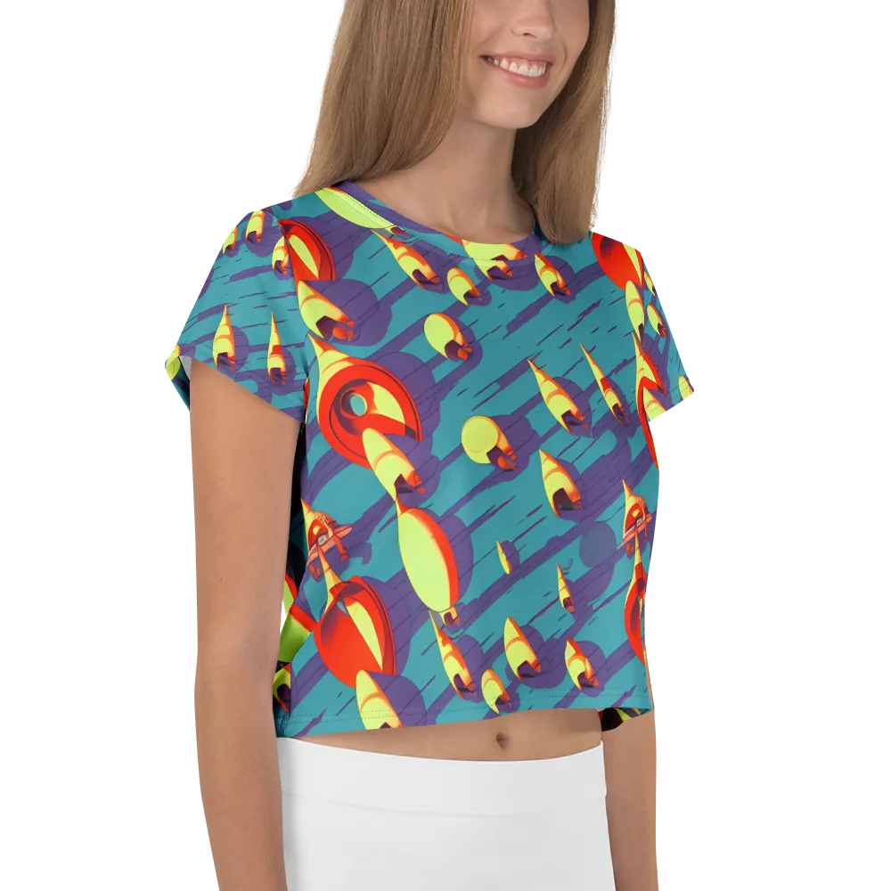 Sailor's Mirage on Crop Tee — Right