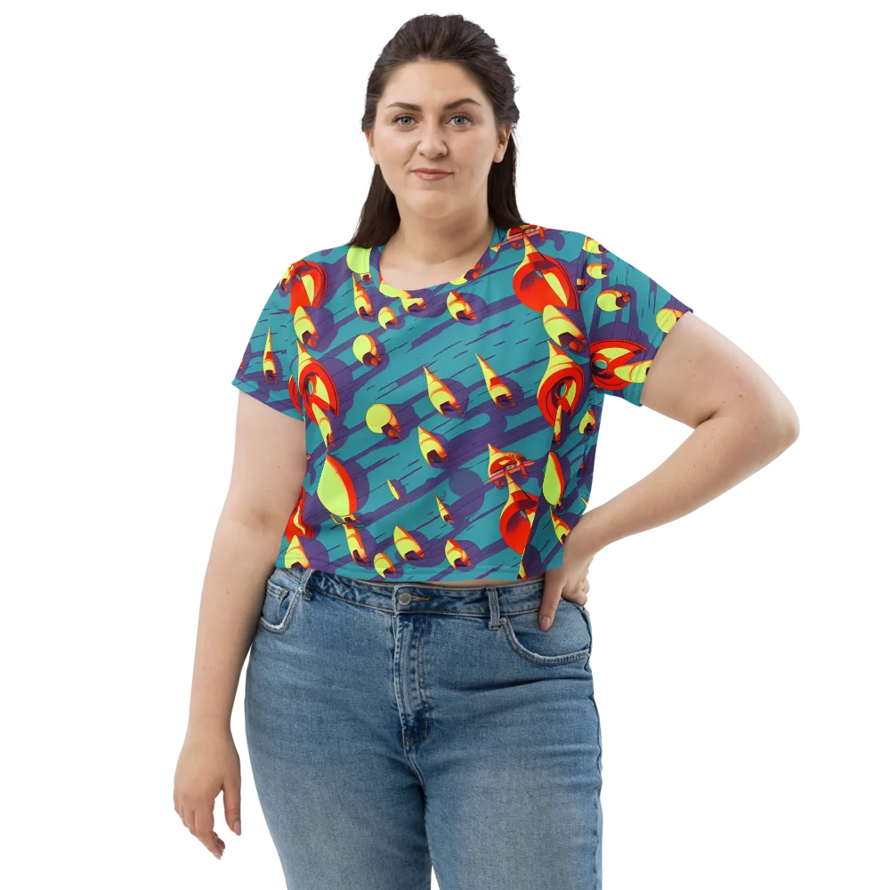 Sailor's Mirage on Crop Tee — Front