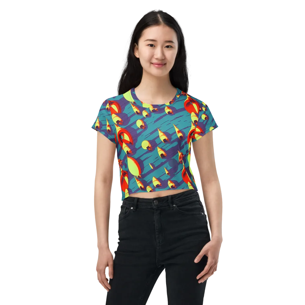 Sailor's Mirage on Crop Tee — Front