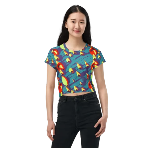 Sailor's Mirage on a Crop Tee