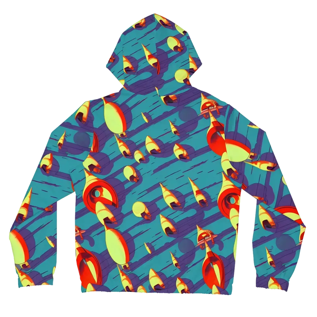 Sailor's Mirage on Women's Full-Zip Hoodie — Back