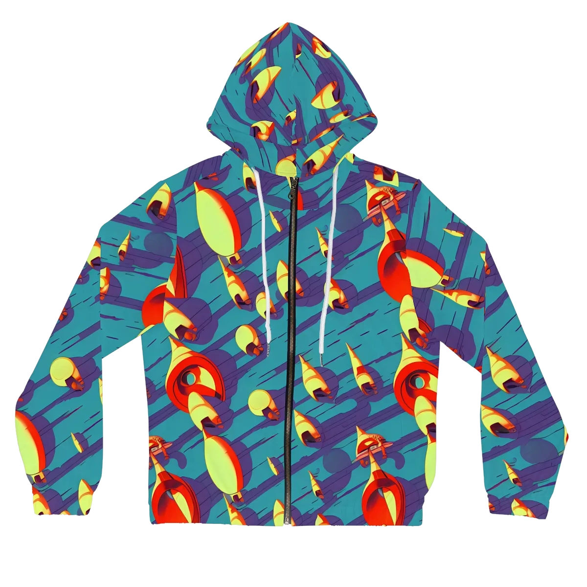 Sailor's Mirage on Women's Full-Zip Hoodie — Front